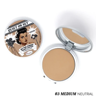 Bild av the Balm Quiet on Set Setting Powder Medium Neutral 03 8 g