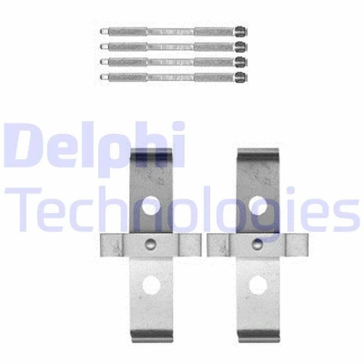 Bild av DELPHI LX0595 Kit d&#039;accessoires, plaquette de frein à disque LAND ROVER: Range Rover 3, Sport