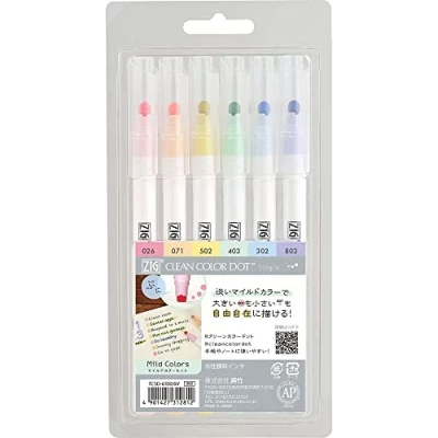 Bild av ZIG CLEAN COLOR DOT PASTEL 61006V