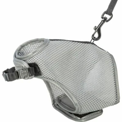 Bild av Trixie Soft harness cat, with lead, 2442 cm, 1.20 m, grey