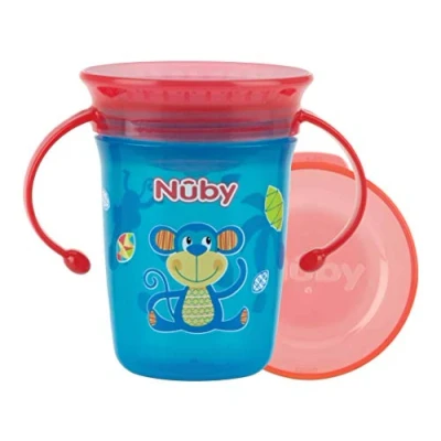 Bild av Nuby Dricksglas med Handtag, Blå