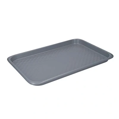 Bild av MasterClass Smart Ceramic Bakplåt, Non Stick, Kolstål, 40 x 27 cm, Stapelbar, Large, Grå, MCCER07GRY