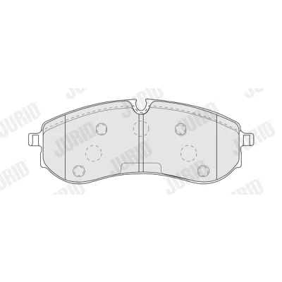 Bild av Bromsbeläggsats, Bakaxel, vw crafter flak/chassi, skåp, 2N0698451A, 65508206007