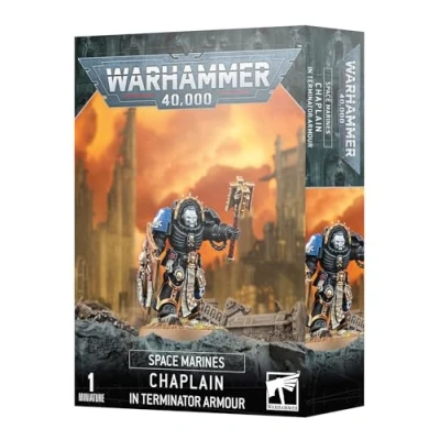 Bild av Spelverkstad Warhammer 40 000 Space Marines: Chaplain In Terminator Armour (2023 utgåvan)