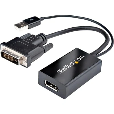 Bild av StarTech.com DVI till DisplayPort adapter med USB ström 1920 x 1200