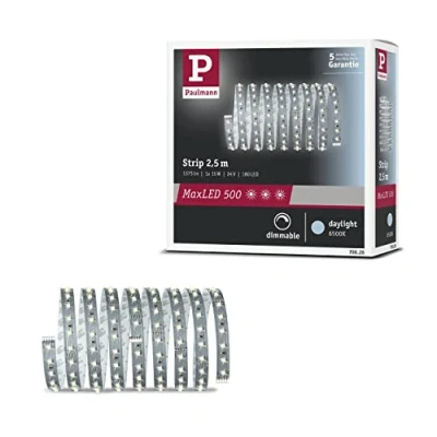 Bild av Paulmann 70828 MaxLED 500 inkl. 1 x 14 watt dimbar silverljus plast LED remsa 6 K, W