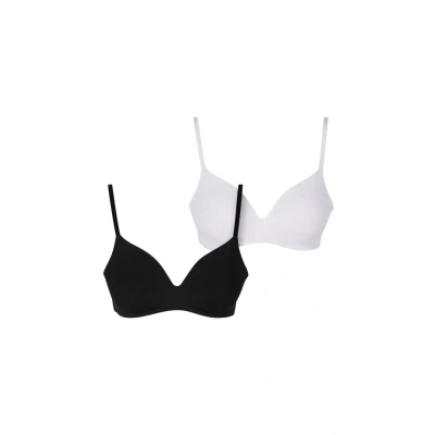 Bild av Urban Classics Basic Padded 2PACK Tshirtbh, Storlek: 70A, Black white