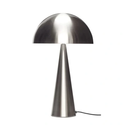 Bild av Hübsch Mush Tall bordslampa, borstad nickelfärgad, järn