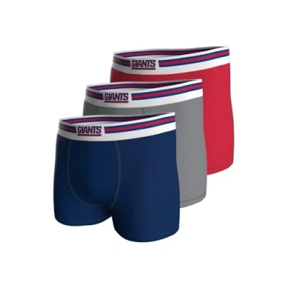 Bild av New York Giants 3pk boxers BLU/MGR/RED XXL