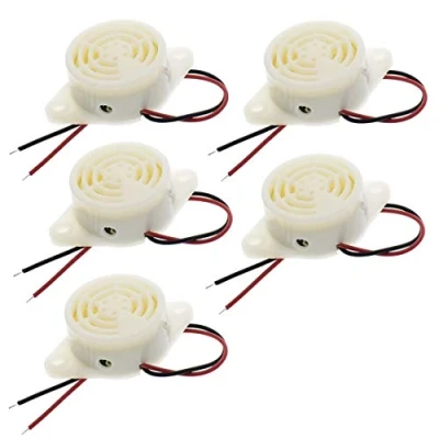 Bild av Hailege 5 st 95DB Buzzer larm SFM 27 hög decibel 3 24 V 12 elektronisk summer pip intermittent kontinuerlig för Arduino