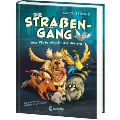 Bild av die Straßengäng (Band 1) Eine Pfote wäscht andere: Erlebe Abenteuer einer (fast) furchtlosen Gang Kinderbuch mit urkomischen Tieren ab 8 Jahren