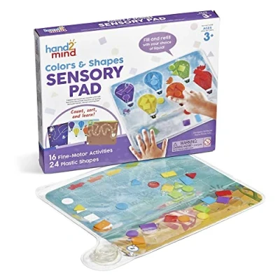 Bild av Learning Resources hand2mind Färger &amp; Former Sensorisk Vaddera 33 Bitar Lekset