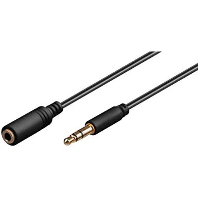 Bild av Pro MiniJack 3.5mm Ext. 3P Bk 2m
