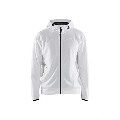 Bild av LUVTRÖJA 3363 2526 DRAGKEDJA VIT/MÖRKGRÅ XS Beijerbygg Byggmaterial
