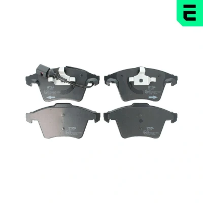 Bild av OPTIMAL BP 12390 Jeu de plaquettes frein Essieu avant contact signal d&#039;usure inclus VOLKSWAGEN: Transporter 5, 6, 5 Bus