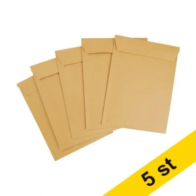 Bild av Bubbelpåse Ecomax 170x225mm brun Nr. 13/C insida 145x215mm 100st/förpackning