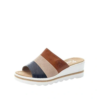 Bild av Rieker Damer 67492 sandal, Blå kombi, 41 EU