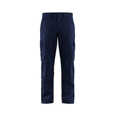 Bild av INDUSTRIBYXA 1448 1832 STRETCH KNÄSKYDDSFICKA BLÅ/BLÅ C146 Beijerbygg Byggmaterial