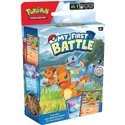 Bild av Pokémon TCG: My First Battle — Charmander och Squirtle (2 färdiga att spela minidäck tillbehör)