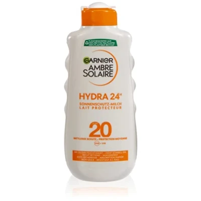 Bild av Garnier Ambre Solaire solskydd/fuktgivande solskyddsmjölk LSF 20 (1 x 200 ml)