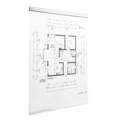 Bild av Pince Durable Durafix Rail Magnétique Autocollant (5 Unités)