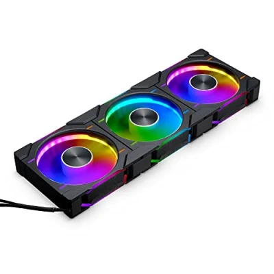 Bild av Phanteks D30 PWM standard luftflödeslampor, svart 120 mm, PWM, 3 pack