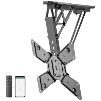 Bild av myWall smart Home takfäste för TV 23 tum till 55 (58140 cm), upp 35 kg, med trådlös fjärrkontroll, hemfunktion, motoriserad