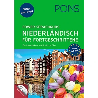 Bild av PONS Power Sprachkurs Niederländisch für Fortgeschrittene: Der Intensivkurs mit Buch und Audio Online (beiliegende CD können ggf. beschädigt sein).
