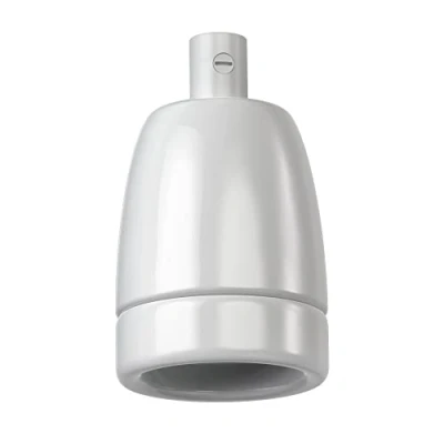 Bild av ledscom.de E27 sockel, porslin, vit, 230V AC, max. 300W, Inomhusbelysning, Tillbehör, Lätt att installera, Kompatibel, Robust, Ljusdesign, Minimalistisk, Säkerhet, Sockel