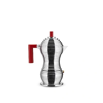 Bild av Alessi Percolator Pulcina MDL02/3 R Red 3 cups by Michele De Lucchi