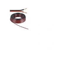 Bild av Goobay 67717 Högtalarkabel 2 x 0,75 mm² CCA tråd/boxkabel ljudkabel meter/högtalarkabel kabel/subwoofer kabel/transparent/25 m