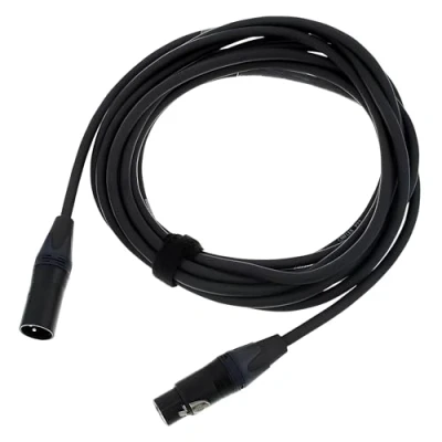 Bild av Cordial PEAK CPM 5 FM, XLR (3 stift), hane, hona, m, svart