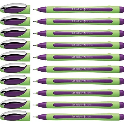 Bild av Schneider Xpress Fineliner (linjebredd 0,8 mm, dokumentäkta) 10 pack lila