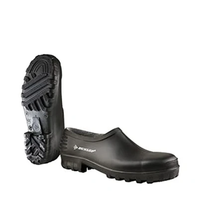 Bild av Dunlop MonoColour Wellie Shoe Clogs, Unisex Vuxen Svart (Zwart 00), 37 EU, svart, 44 EU
