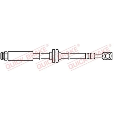Bild av Bromsslang, framaxel höger, vänster, opel corsa e, e skåp/halvkombi, vauxhall corsavan mk iv, 00562241, 13217146, 1335212