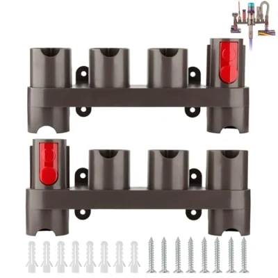 Bild av RTop Dyson V7 V8 V10 V11 SV10 SV11 tillbehör hållare (10 uttag för förvaring, 2 st)