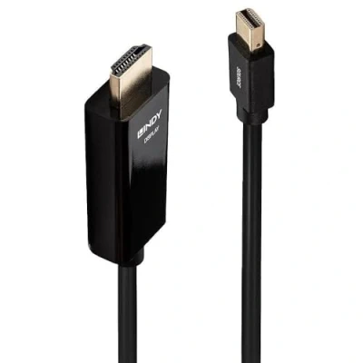 Bild av Lindy Mini DisplayPort till HDMI kabel 4K30 (DP: passiv) 2 m