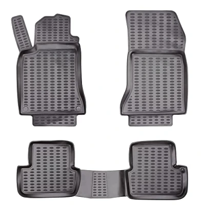 Bild av Elmasline Design 3D gummimattor set för Mercedes CLA (C118) från 2019 Extra hög 5 cm kant