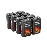 Bild av Absina 401005 8 9 V blockbatteri Alkalin mangan st