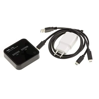 Bild av KALEA INFORMATIQUE USB dockningsstation för 2 NGFF NVMe M2 SSD. USB3.2 Gen2 10 GB med CLONAGE funktion