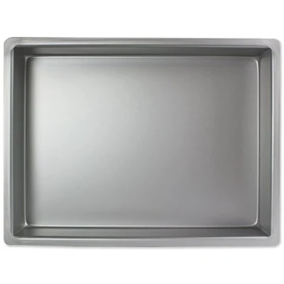 Bild av PME OBL12182 avlång kakform 30 x 45 5 cm djup, aluminium, silver,