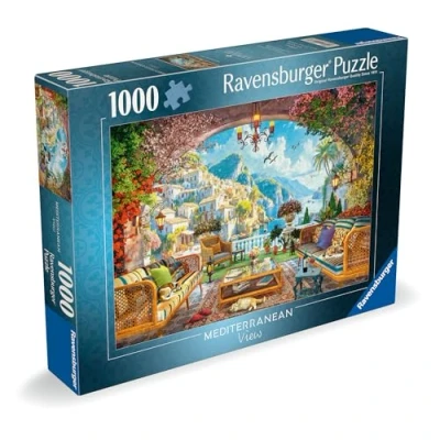 Bild av Ravensburger 1000 bitars pussel: Medelhavsområdet, pussel för vuxna och +14 år, fotopussel, gåva till honom henne, 70x50 cm