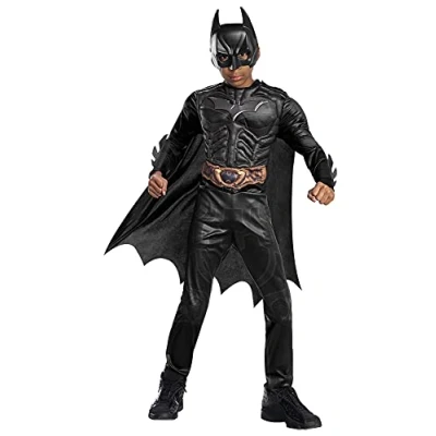 Bild av Rubie&#039;s Batman svart Line Deluxe kostym för barn, svart, normal 702362 S
