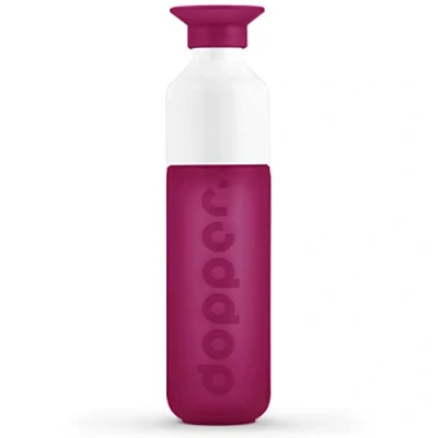 Bild av Dopper Original vattenflaska Funky Fuchsia 450ml BPA fri flaska, läckagesäker, återanvändbar, tunn, lätt dricksflaska för sport, fitness, skola, utomhus och kontor