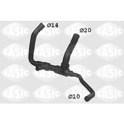 Bild av SASIC SWH4335 Durite De Refroidissement RENAULT: CLIO 1