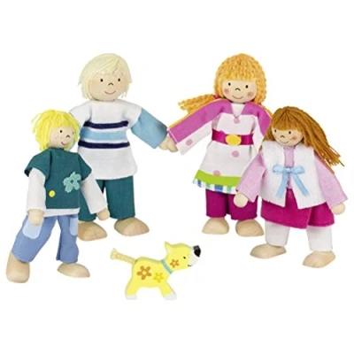 Bild av goki 51582 Belle böjdockor familj Susibelle, natur, M
