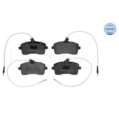Bild av MEYLE 025 241 3418/W Jeu de plaquettes frein ORIGINAL Quality Essieu avant contact signal d&#039;usure inclus avec tôle anti bruit