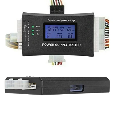 Bild av 20Pin/24Pin ATX LCD Computer Power Supply Tester för ATX, BTX, ITX, TFX och Tråd P4 /P6 /P8 /SATA/IDE PC Tool