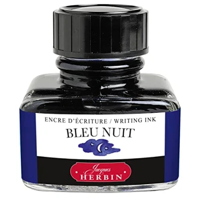 Bild av J.Herbin 13019T bläck för fyllmedel, 30 ml, midnattsblå