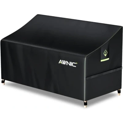 Bild av Awnic trädgårdsbänk skydd för skyddshölje presenning vattentät 420D polyester 3 sitsig 160 x 70 60/88 cm
